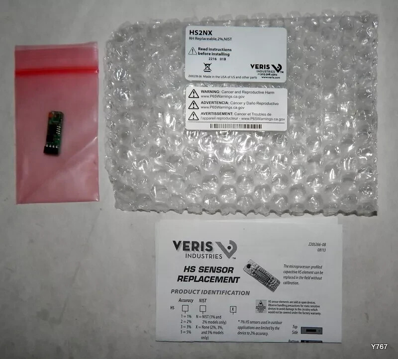 Veris HS2NX Humidity Sensor Replaceable Element ±2% NIST - NEW w/ Free Shipping