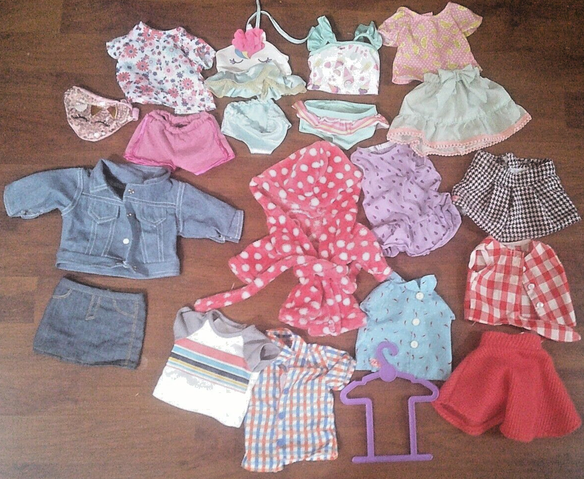 Lot Of 18 pc Doll clothes FITS Any 18" Doll Like American Girl OG My Life  +acc