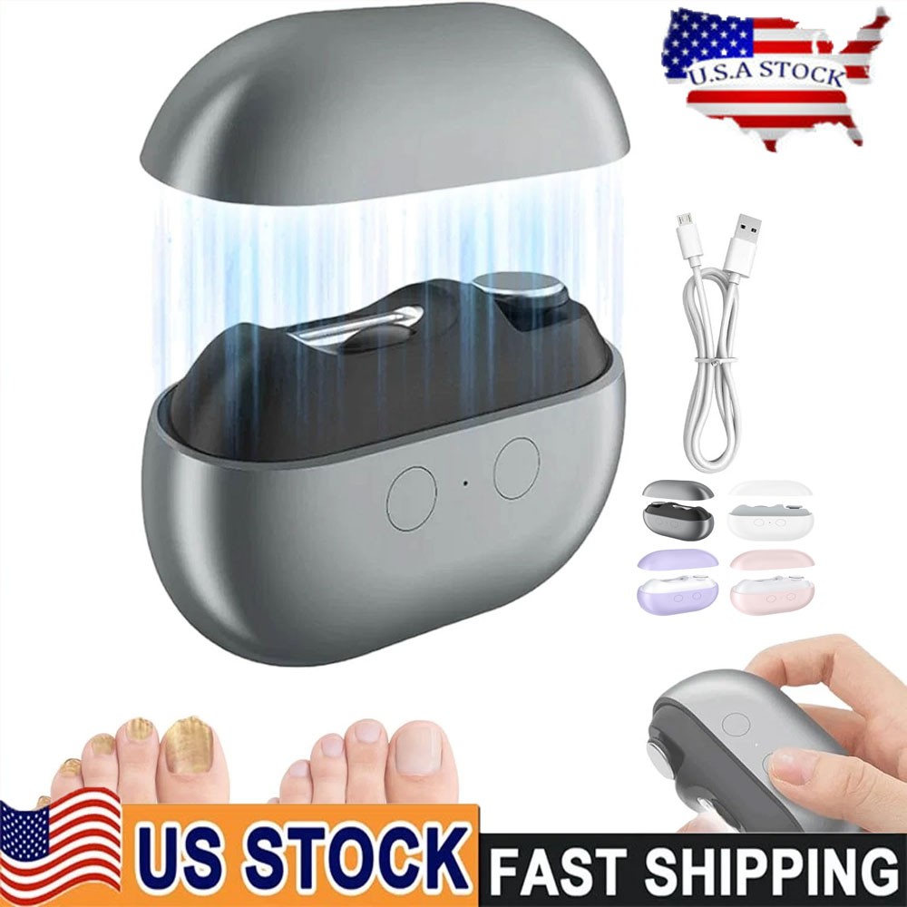 Electric Nail Clippers for Seniors, Electric Nails Care Tool with LED Light
