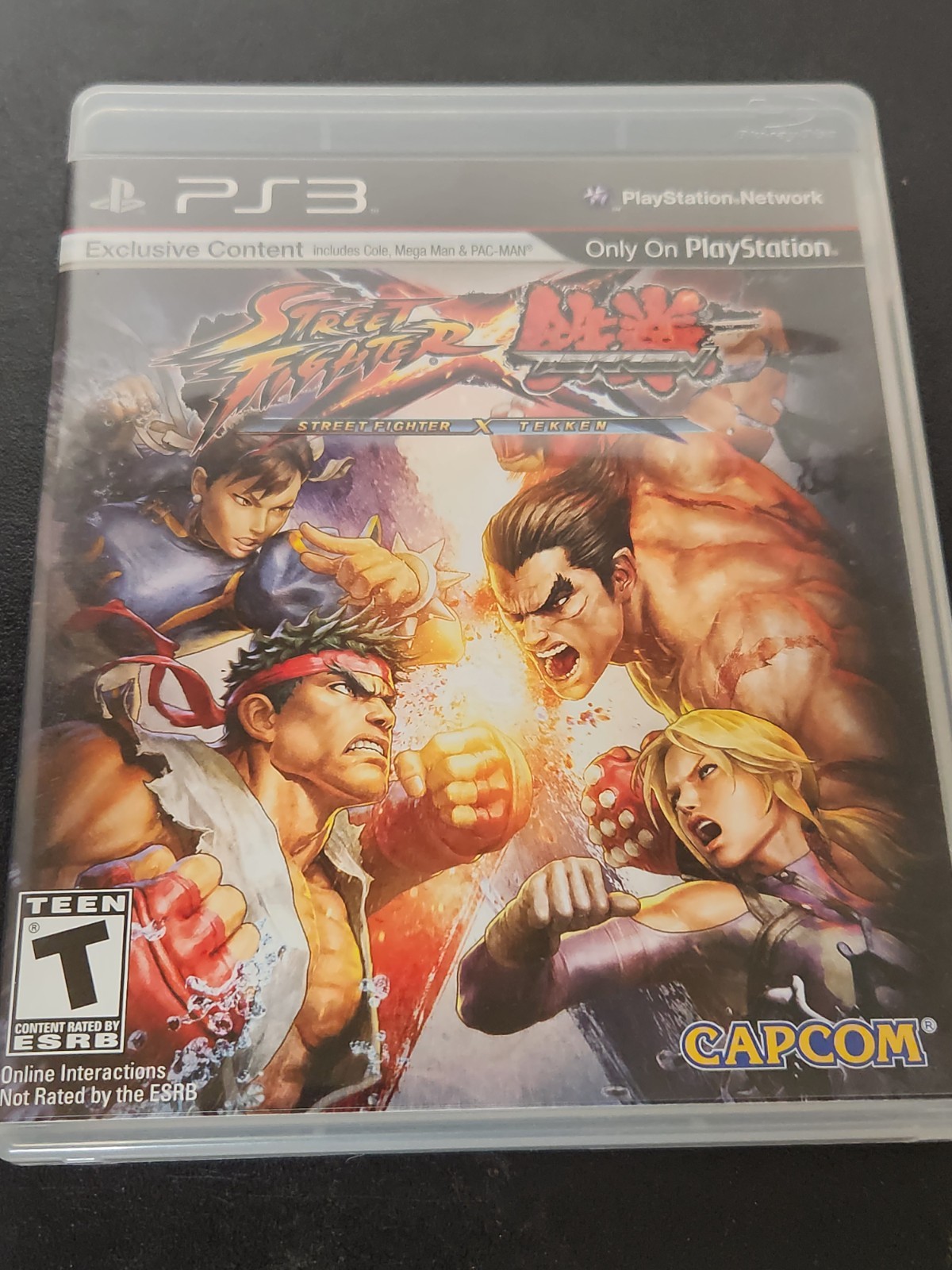 Street Fighter x Tekken Case & Instruction Manual Booklet ONLY!! (PS3)