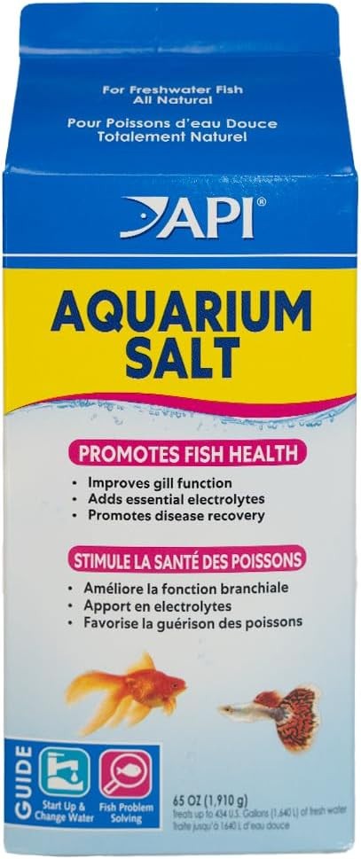 AQUARIUM SALT Freshwater Aquarium Salt 65-Ounce Box (Packaging May Vary)