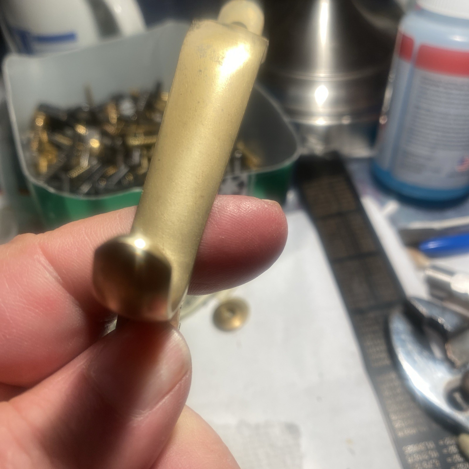 CVA Hawken Brass Double Trigger Guard with Screws- Black Powder