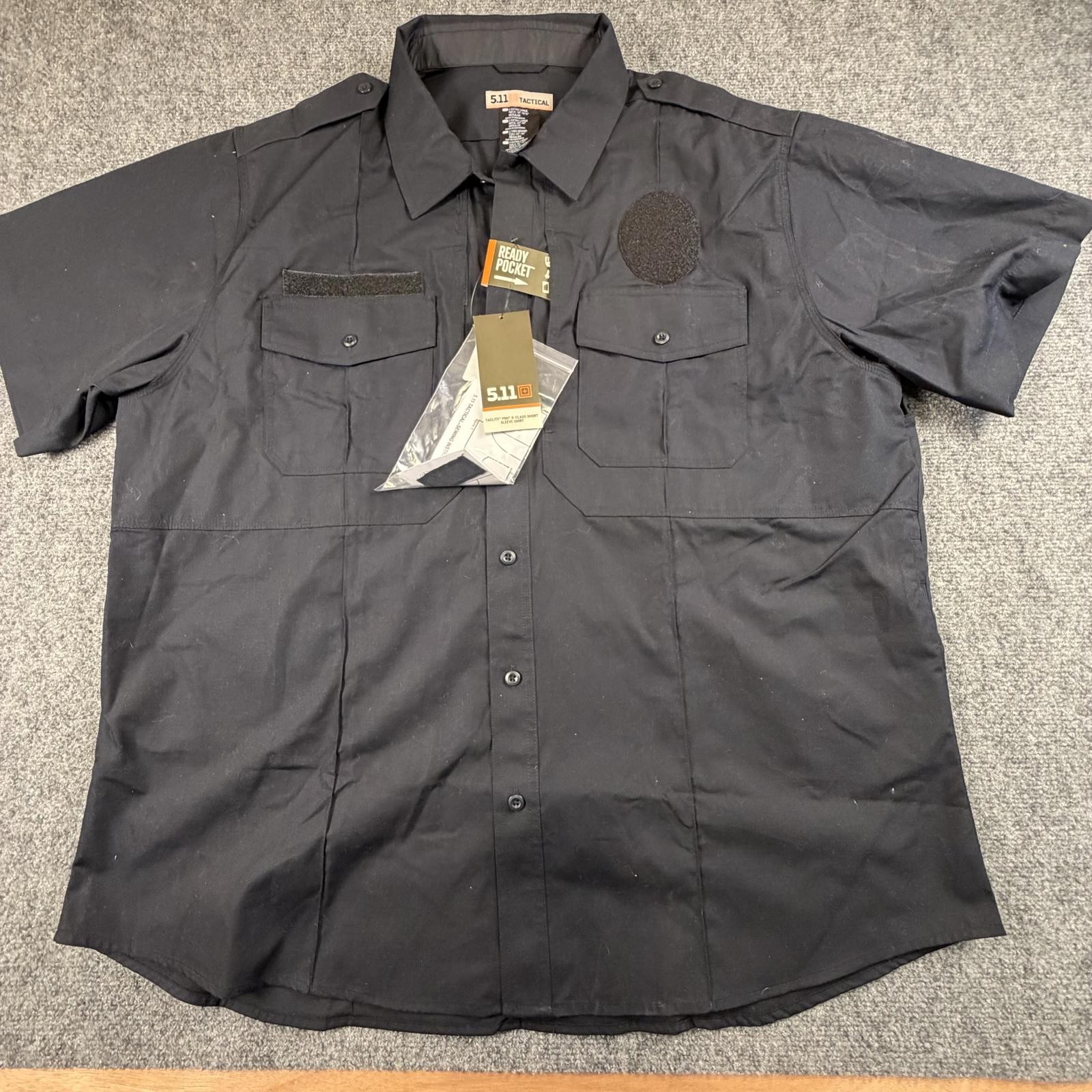 5.11 Tactical TacLite PDW B-Class Short Sleeve Shirt XXL #1189