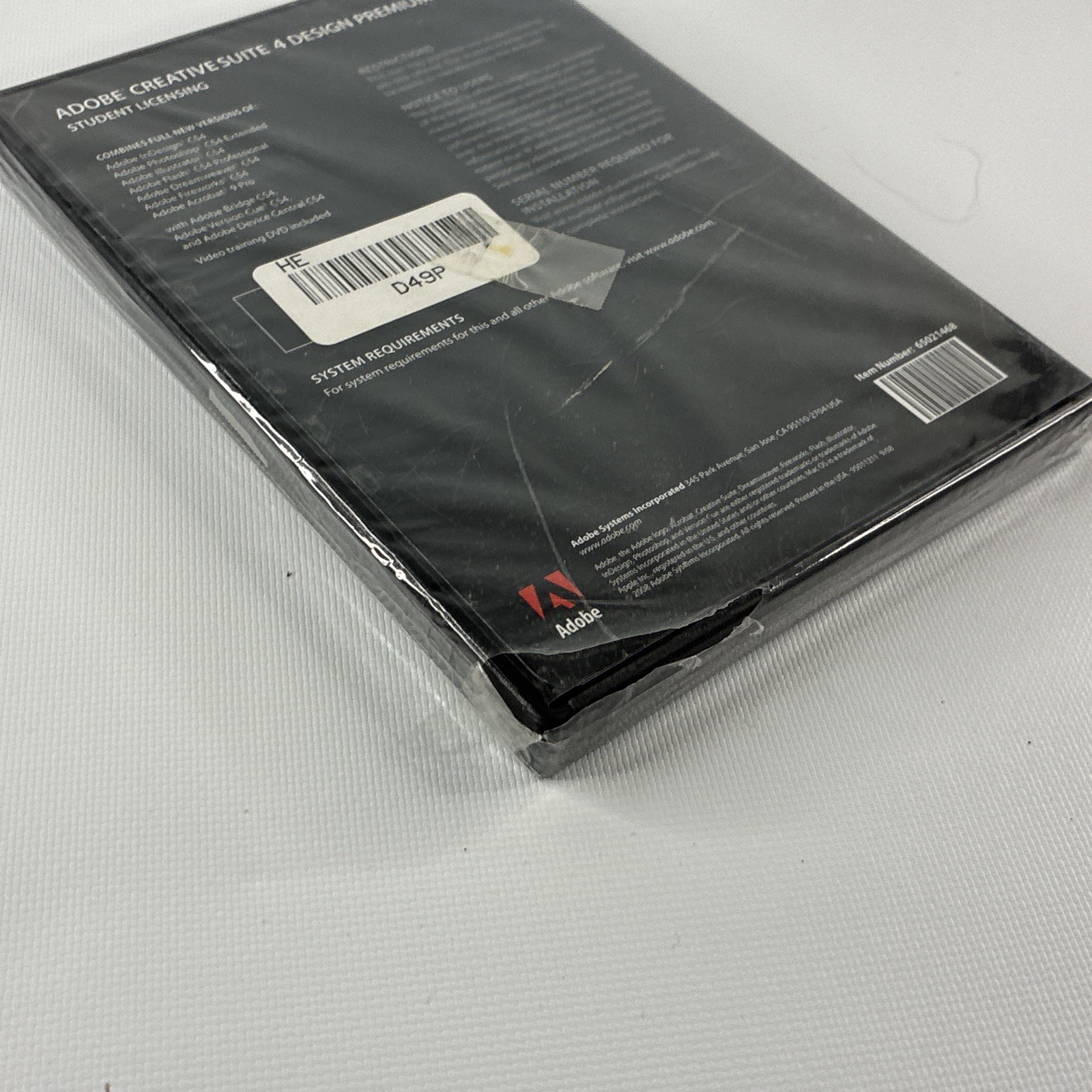 Adobe Creative Suite 4 Design Premium MAC OS Student Version SEALED