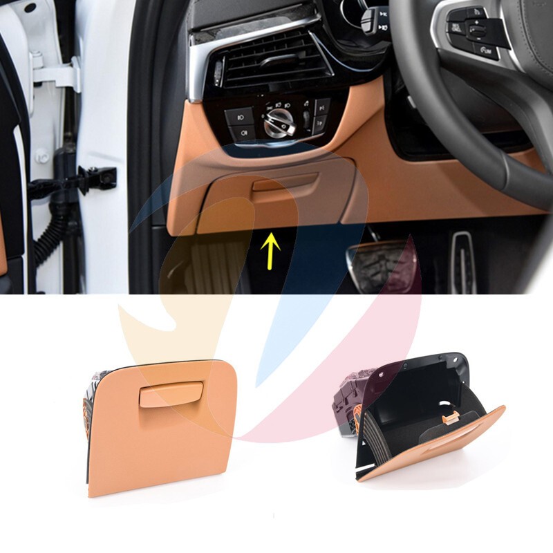 Dark Beige Driver Side Storage Box Oddments Tray For BMW G30 G32 5-Series 17-22.