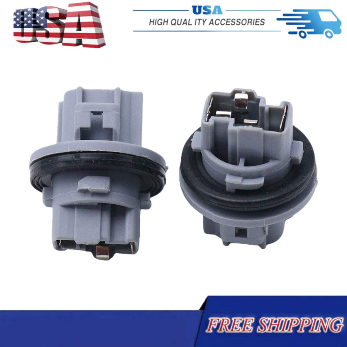 For 1995-98 Lexus LS400 Turn Signal Light Bulb Sockets 90075-99080