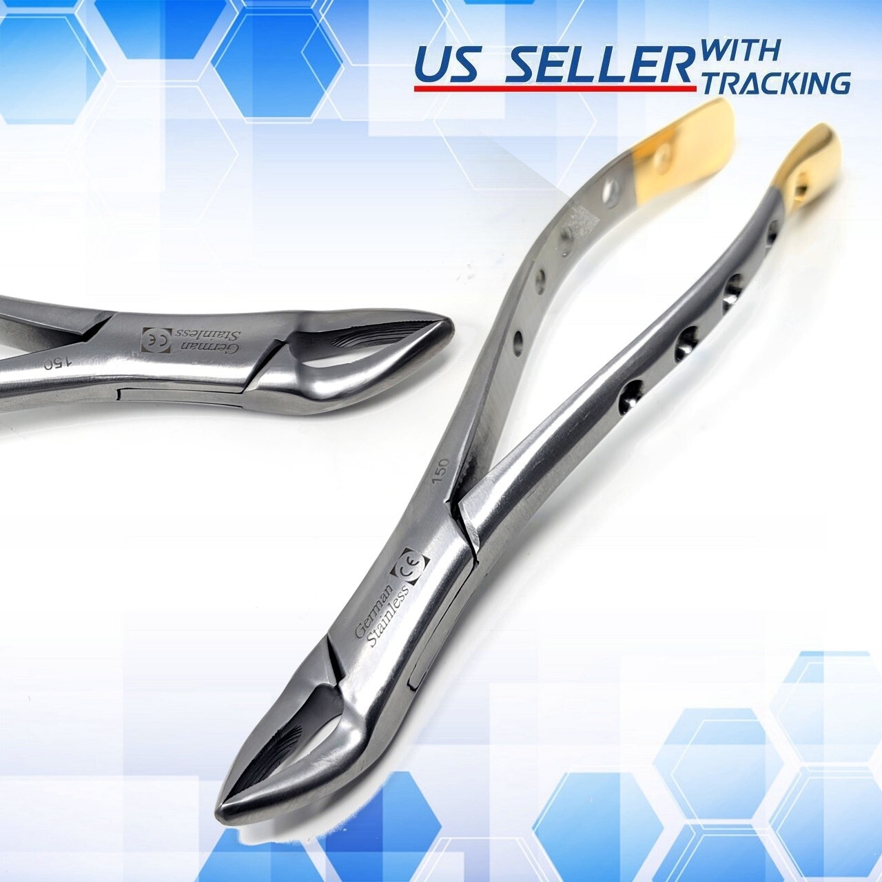 German Dental Universal Extracting Forcep #150 Upper Incisor Root Teeth Surgical