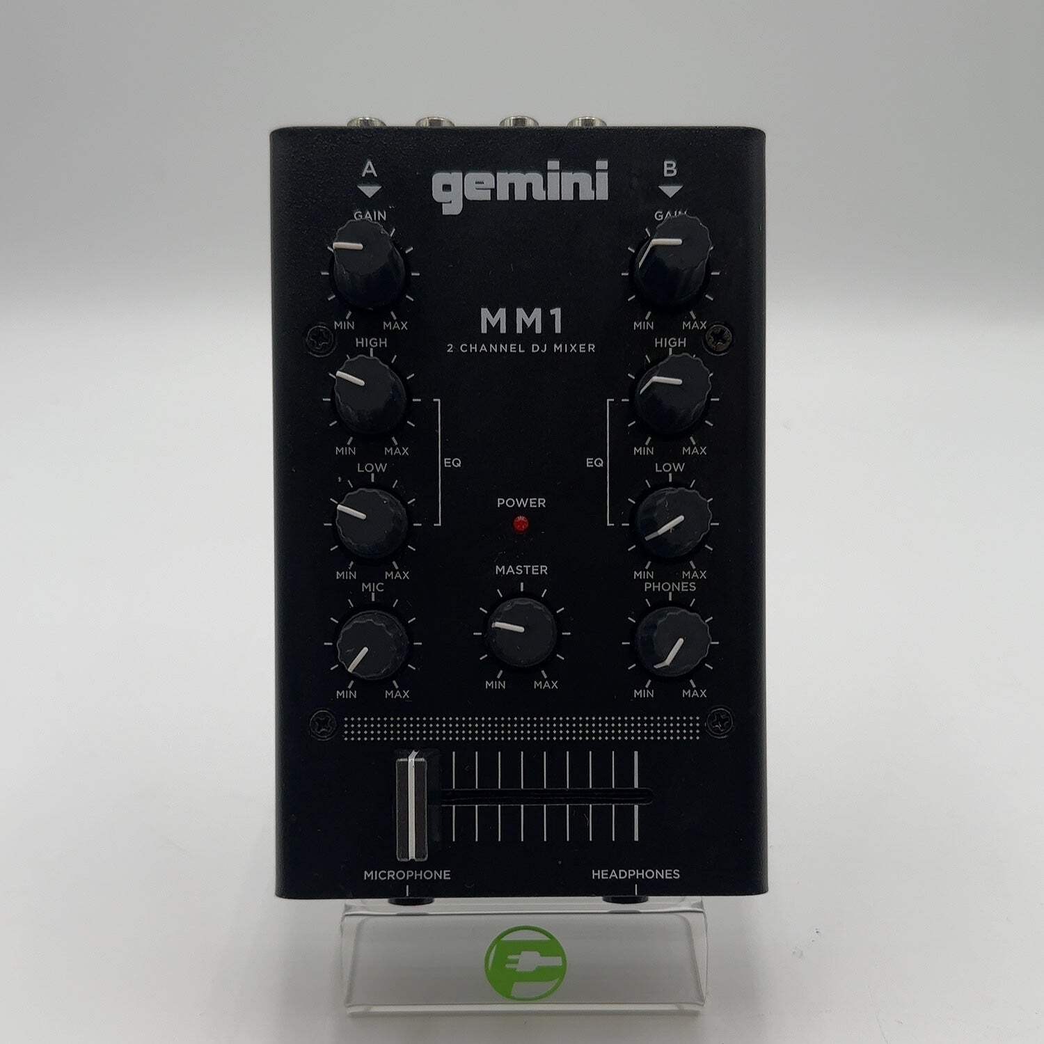 Gemini DJ MM1 2-Channel Compact Mixer MM1 2 Channel DJ Mixer