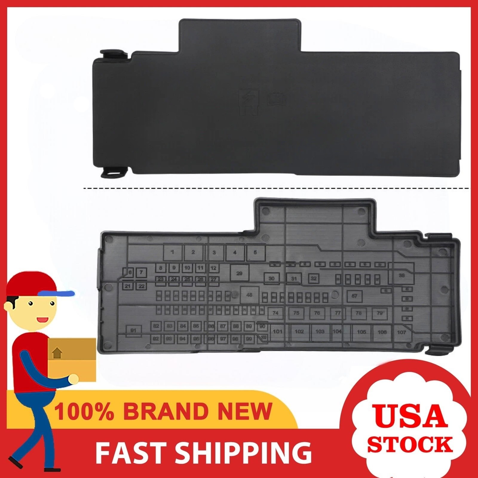 UNDER HOOD ENGINE RELAY FUSE BOX TOP LID COVER For 11-16 Ford F250/350/450💐