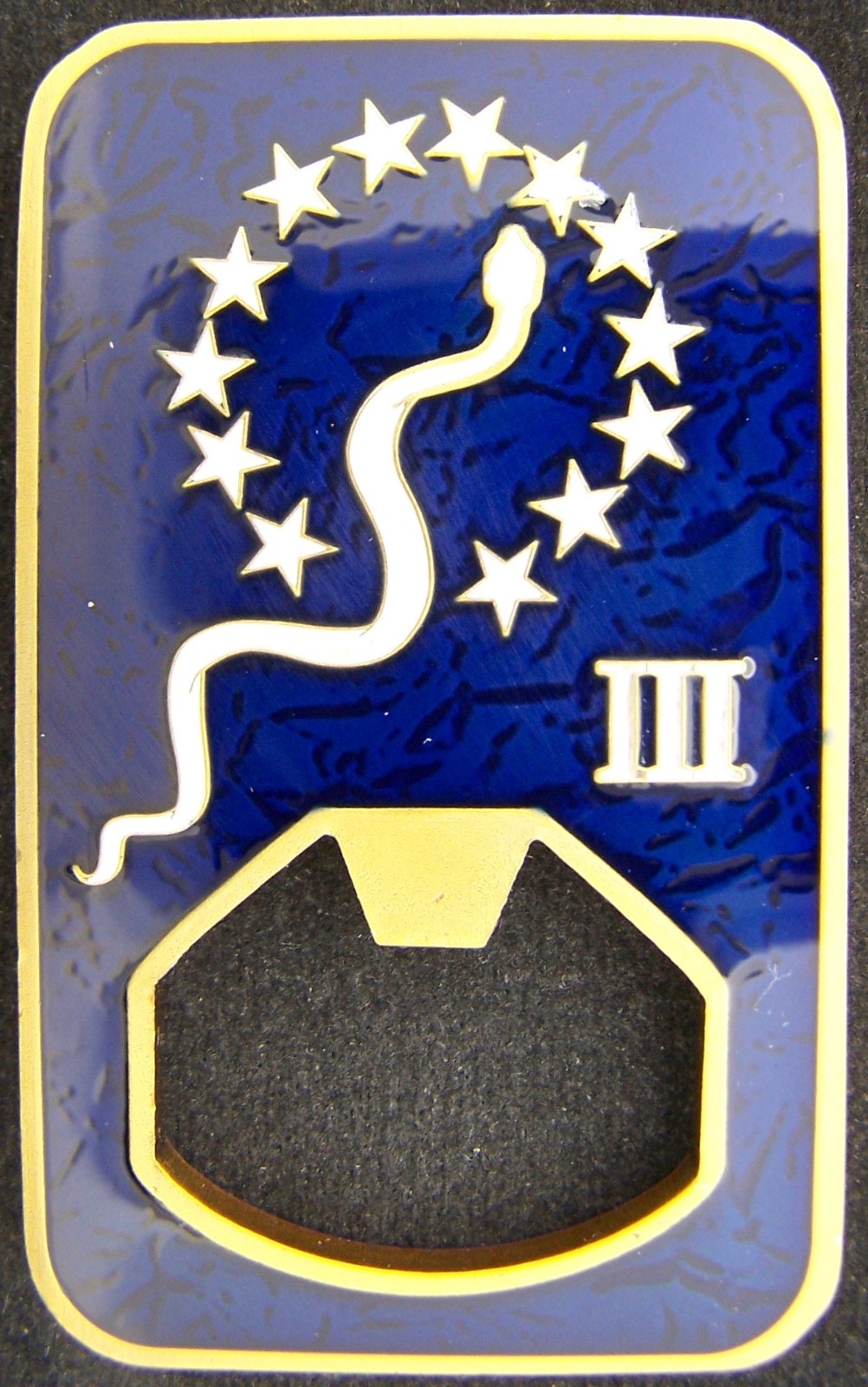 CIA Central Intelligence Agency Blue Serialized Challenge Coin