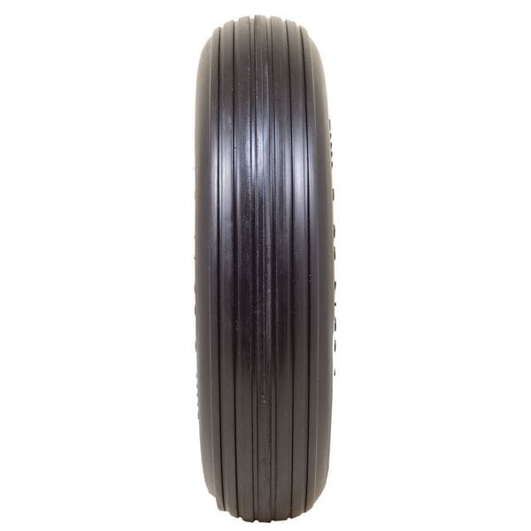 Marastar 00063 Flat Free Wheel, Polyurethane, 500Lb, White