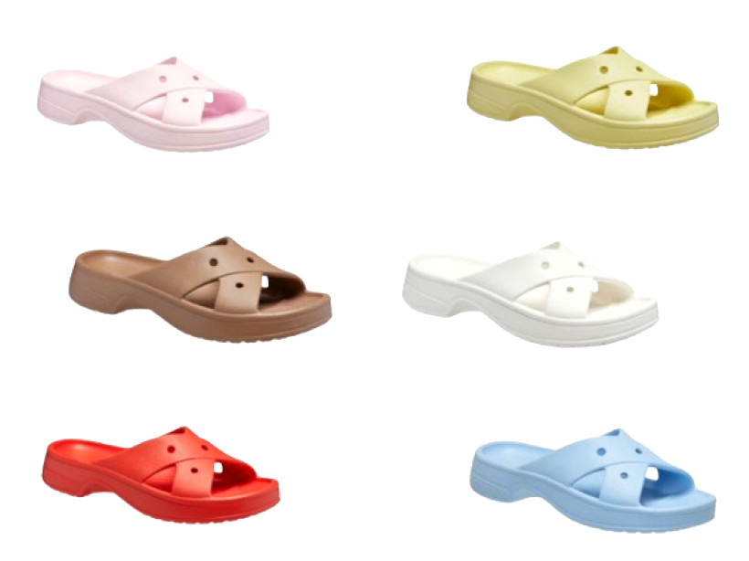 Crocs Women's Classic Cross Strap Sandals US Sizes 4 5 6 7 8 9