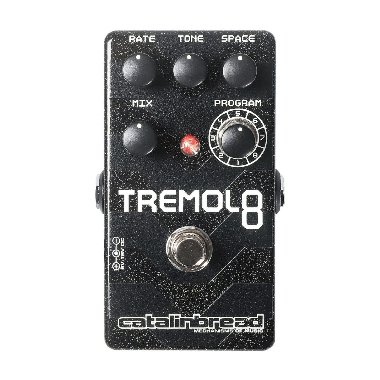 Catalinbread Tremolo 8 Guitar Effects Pedal 9V Power Supply (Black) TONE