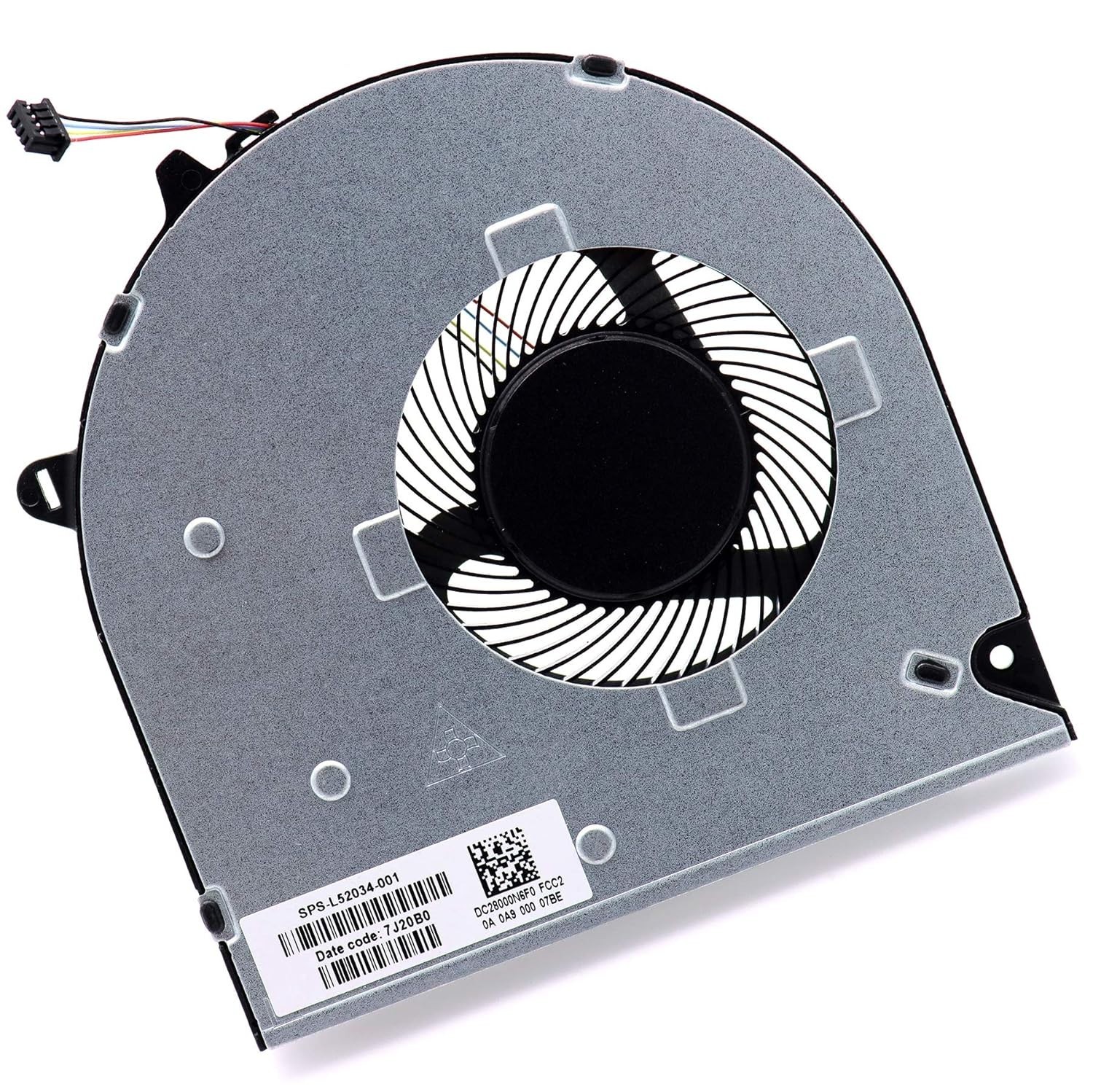 CPU Cooling Fan L52034-001 Replacement for HP 15-DW 15S-Dy 15S-Du 15S-DR 15T-DW