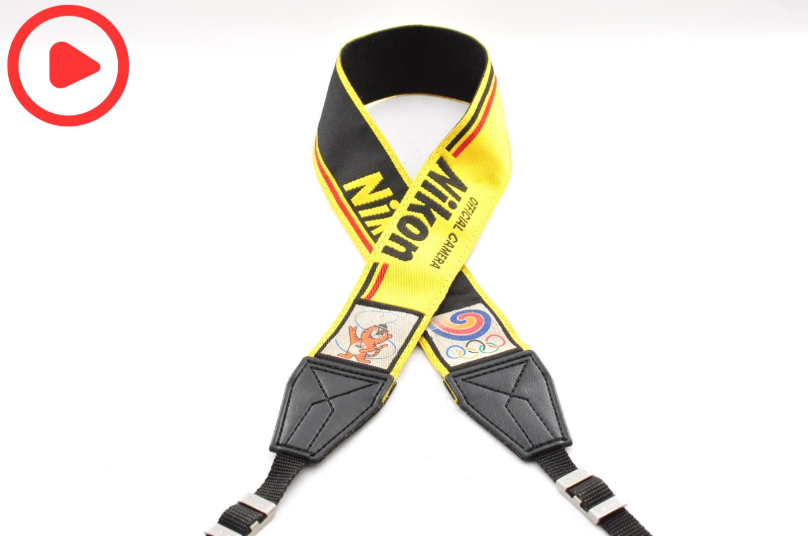 Nikon Official 1988 Seoul Olympic Camera Neck Belt from Japan [Exc+5] 33036