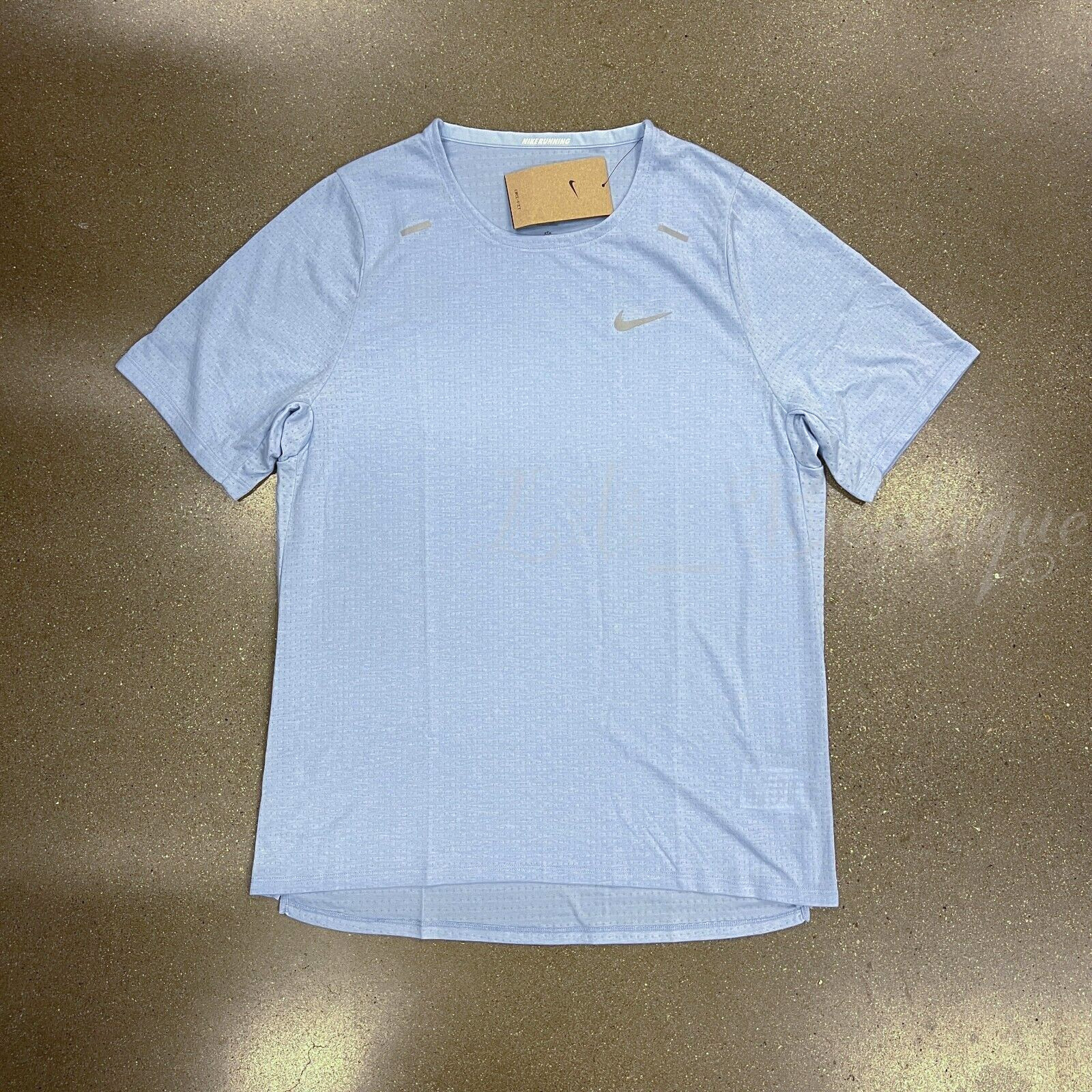 Nike Men's Dri-Fit Rise 365 Running Training Top Tee CJ5420-479 Cobalt Bliss M