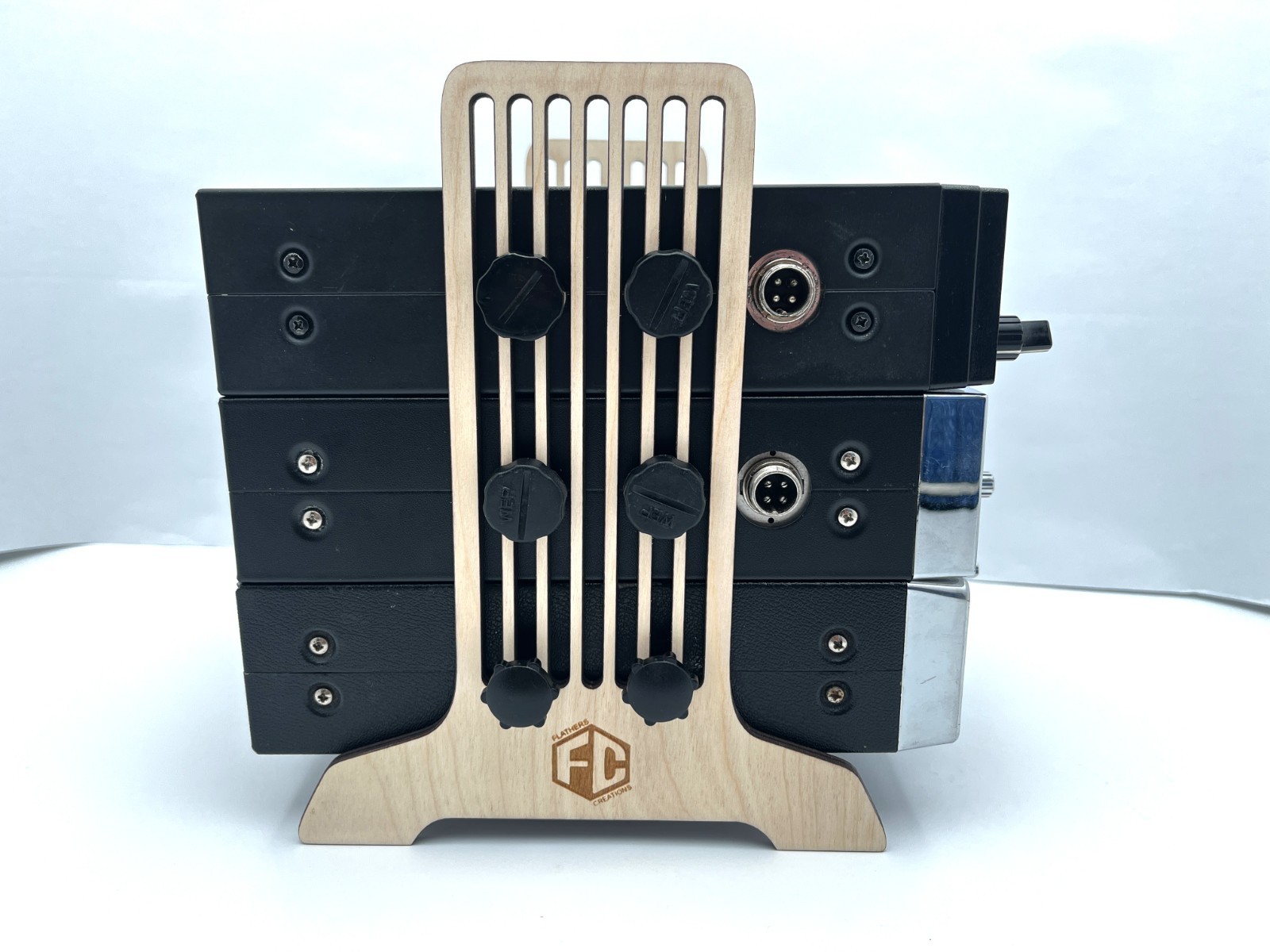 CB Ham radio stand, Holds 3 radios