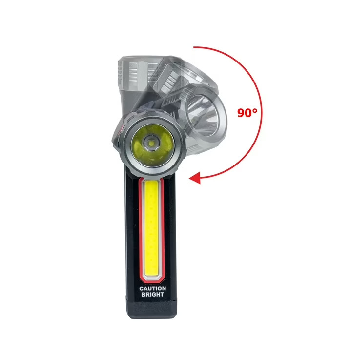 Hyper Tough 300 Lumen Rechargeable Work Light with Mini Rotating Head - Mini Siz