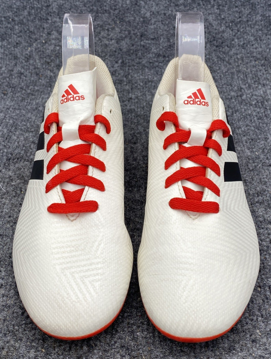 Adidas Nemeziz 18.4 FG Soccer Cleats Men's Size 5 White Orange CM8510
