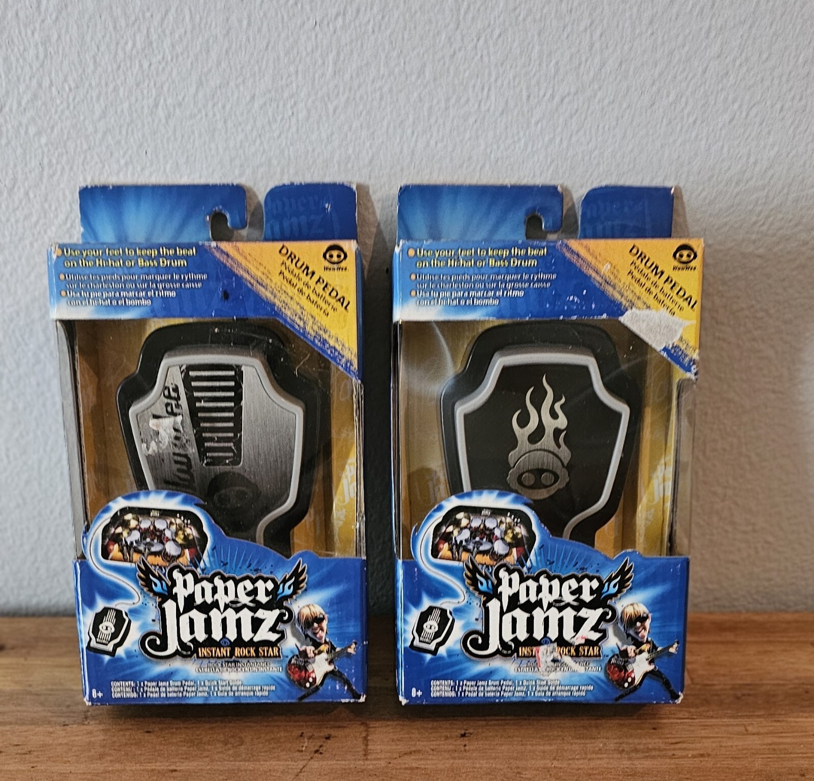 ( NEW ) Paper Jamz Wow Wee Drum Pedal -- Instant Rock Star