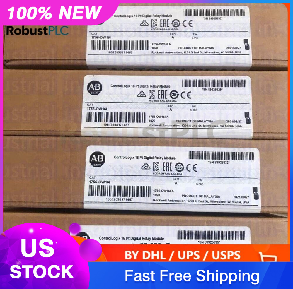 New Factory Allen-Bradley 1756-OW16I ser A ControlLogix Digital Relay Module