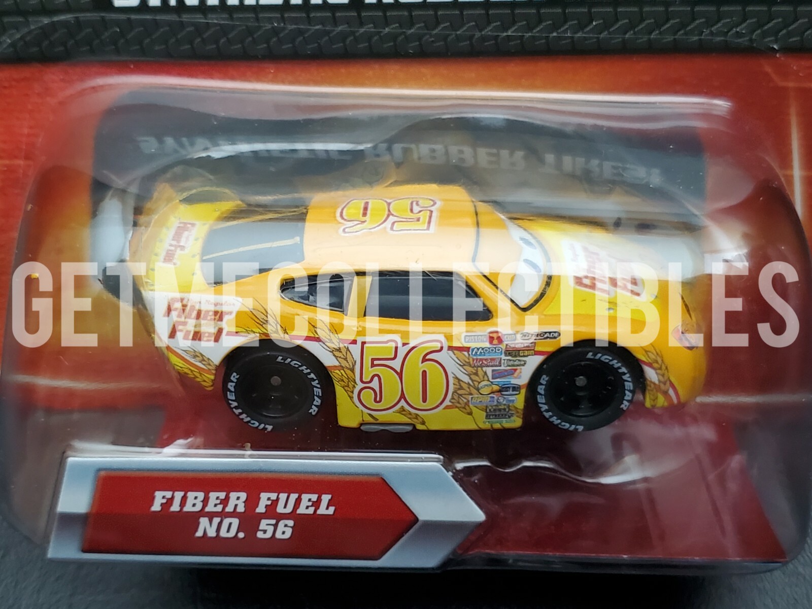 DISNEY PIXAR CARS FIBER FUEL NO. 56 RUBBER TIRE KMART SAVE 6% GMC