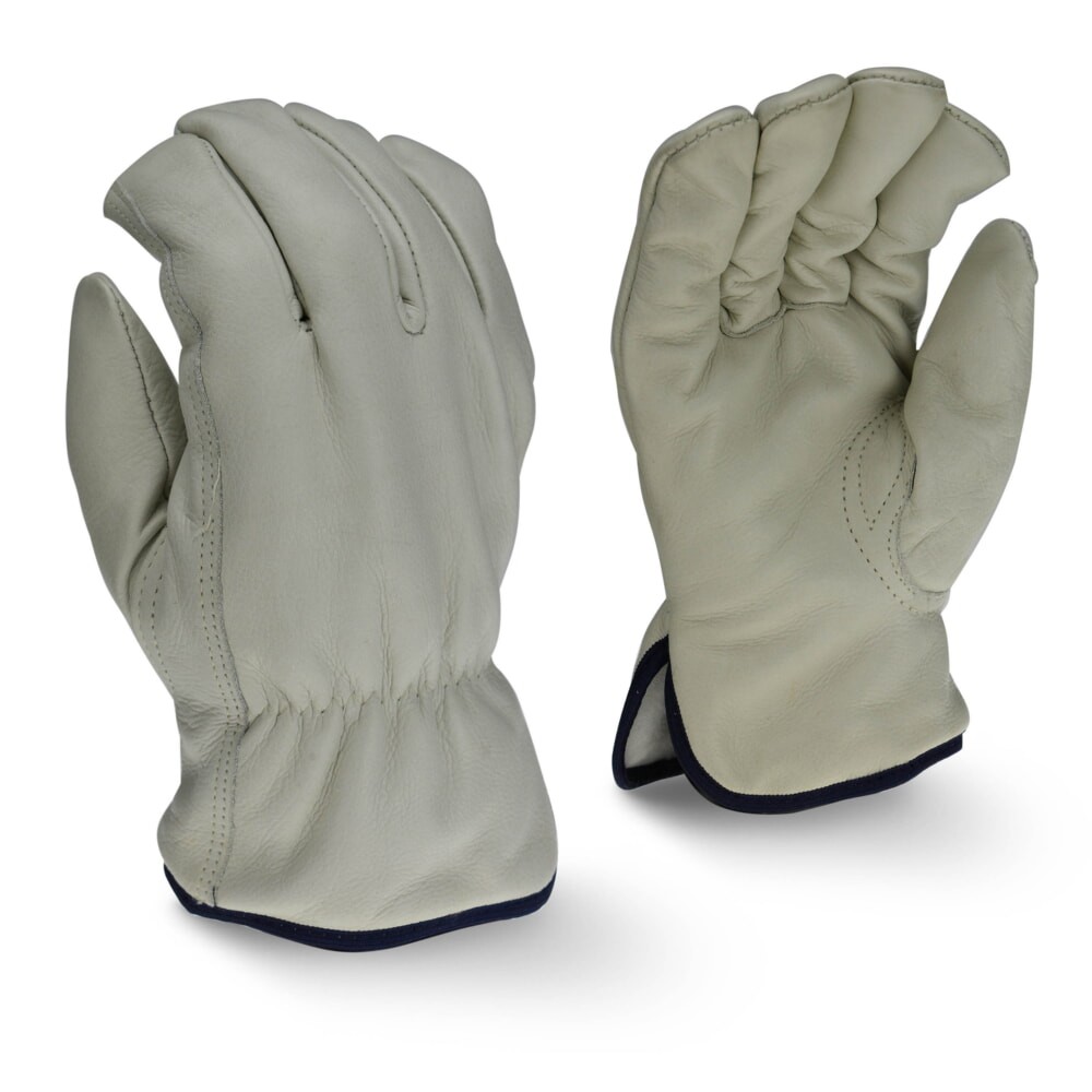 Radians RWG4425 Premium Grain Cowhide Leather Driver Safety Gloves [12 pack]