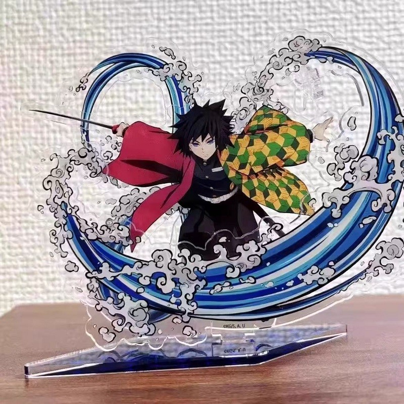 Desk Ornaments Demon Slayer Tomioka Giyuu Tab Seri Anime Desktop Decor Gifts