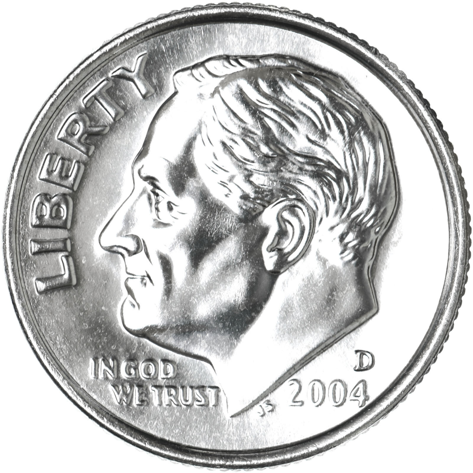 2004 D Roosevelt Dime Gem BU US Coin