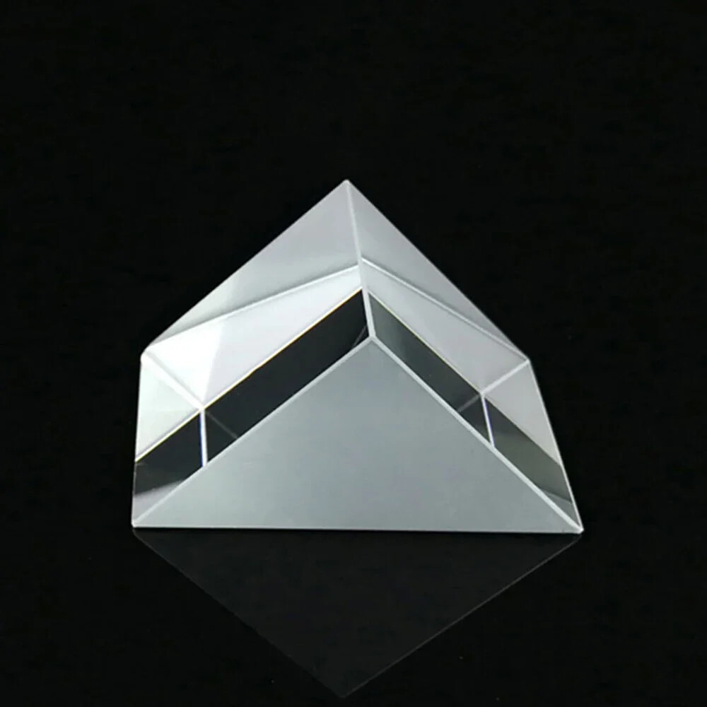 Optical Triangular Prism 10*10*10mm Right Angle Internal Reflection Prism Mirror
