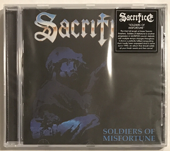 Sacrifice – Soldiers Of Misfortune CD 2022 Shadow Kingdom – SKR192CD [Sealed]