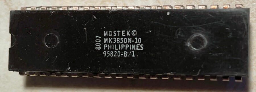 Mostek MK3850N-10 MK3850 3850 Microprocessor - NOS !