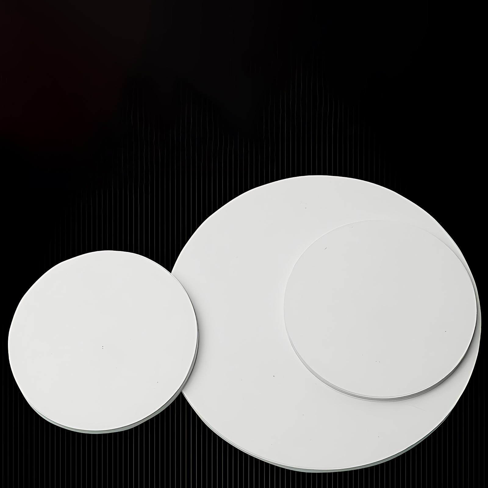 PVC Round Plastic Pads Disc Sheet-Hard Plastic Plate-Various Thicknesses & Size