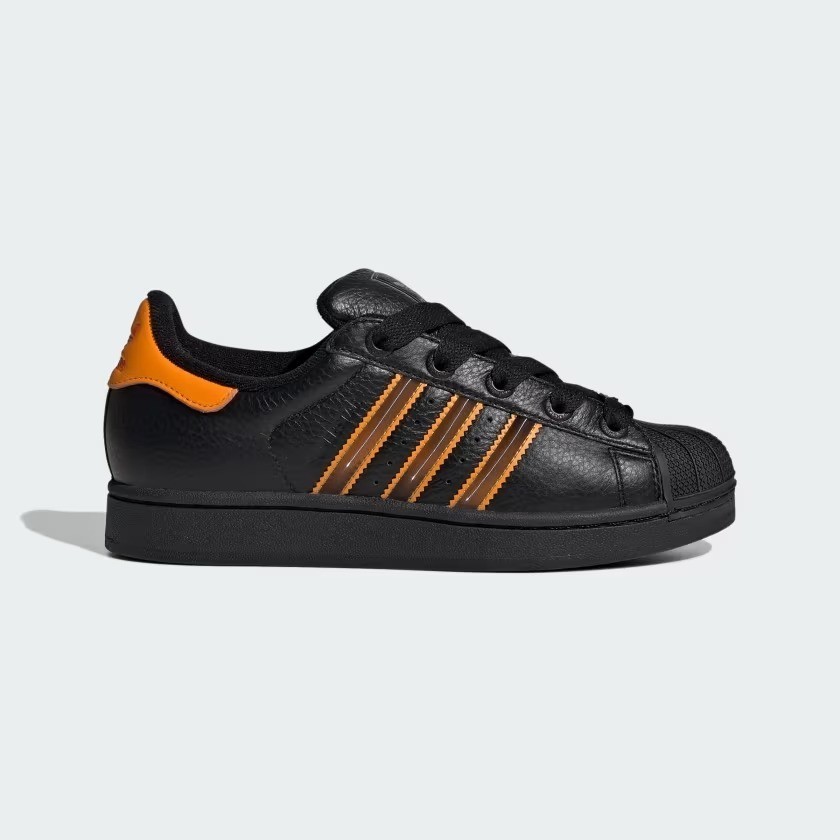 adidas Originals Superstar II Shoes JQ6469 Core Black / Crew Orange / Orange Men