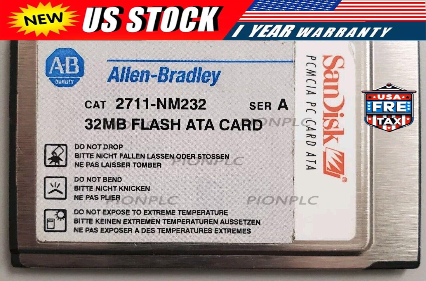 Allen Bradley 2711-NM232 Series A 32MB PCMCIA Memory Card for PanelView.