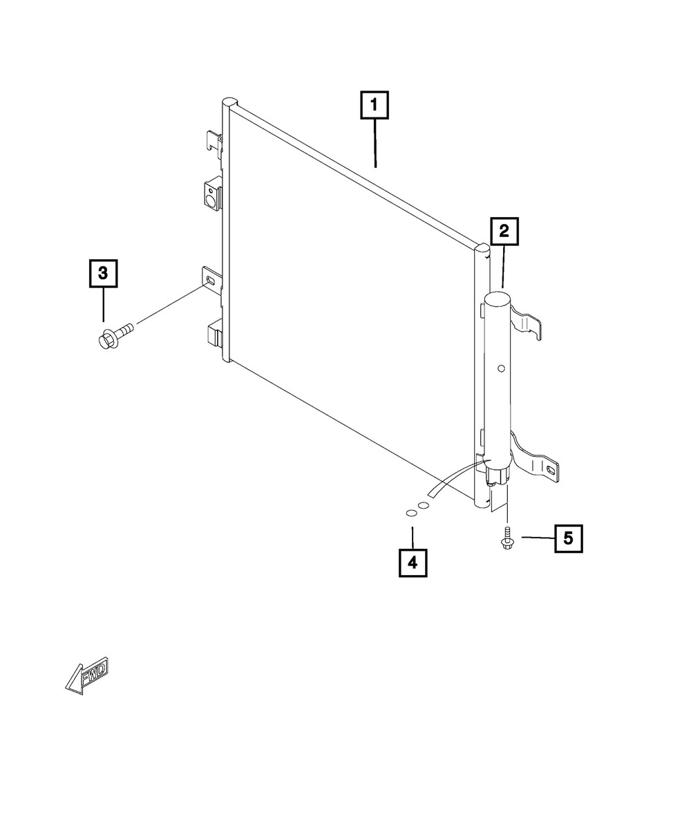 Genuine Mopar Receiver Drier 68313620AA