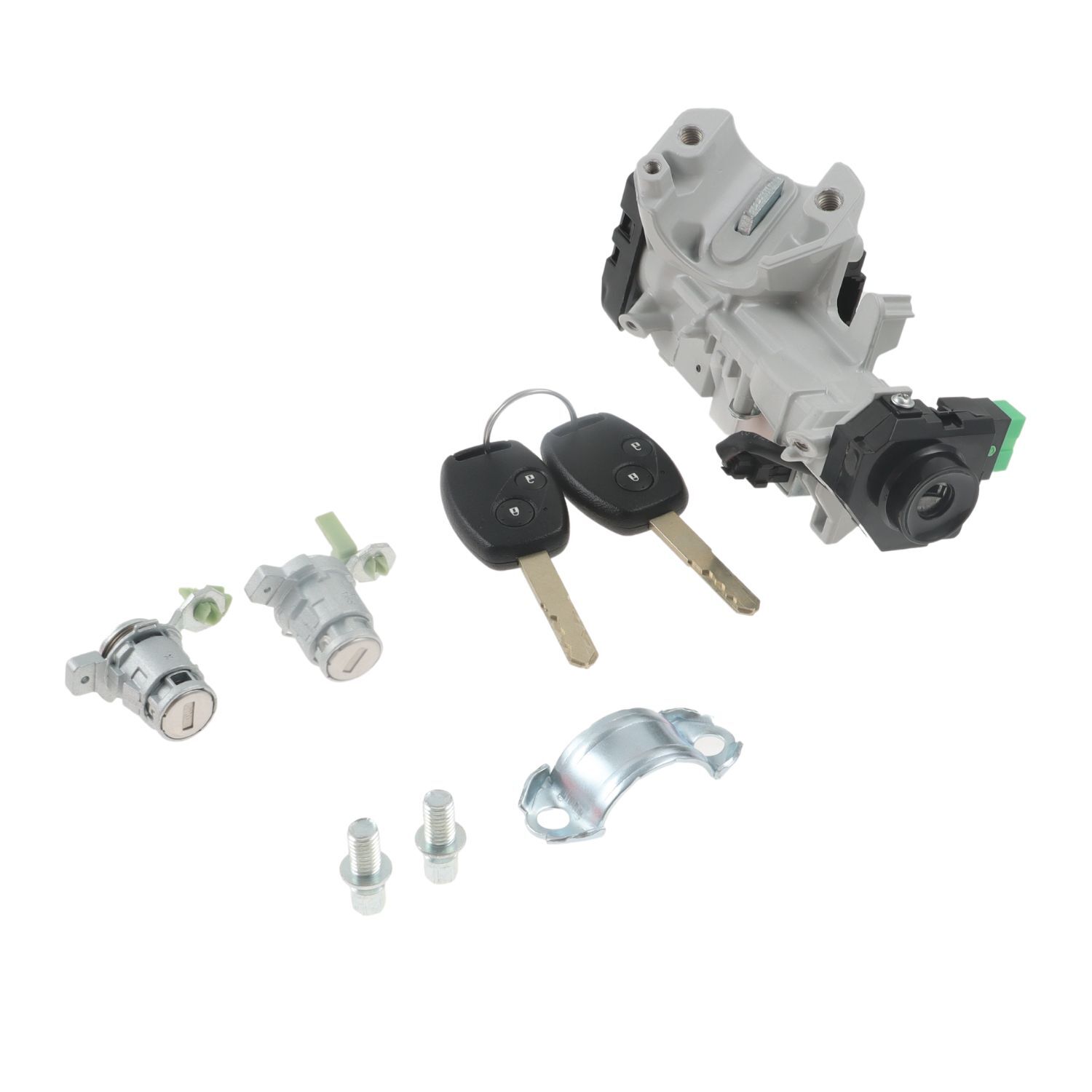 Ignition & Door Lock Cylinder Switch Assembly with 2 Keys for Honda Element