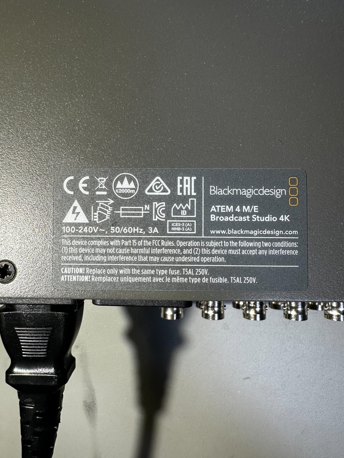 Blackmagic Design ATEM 4 M/E Broadcast Studio 4k Switcher