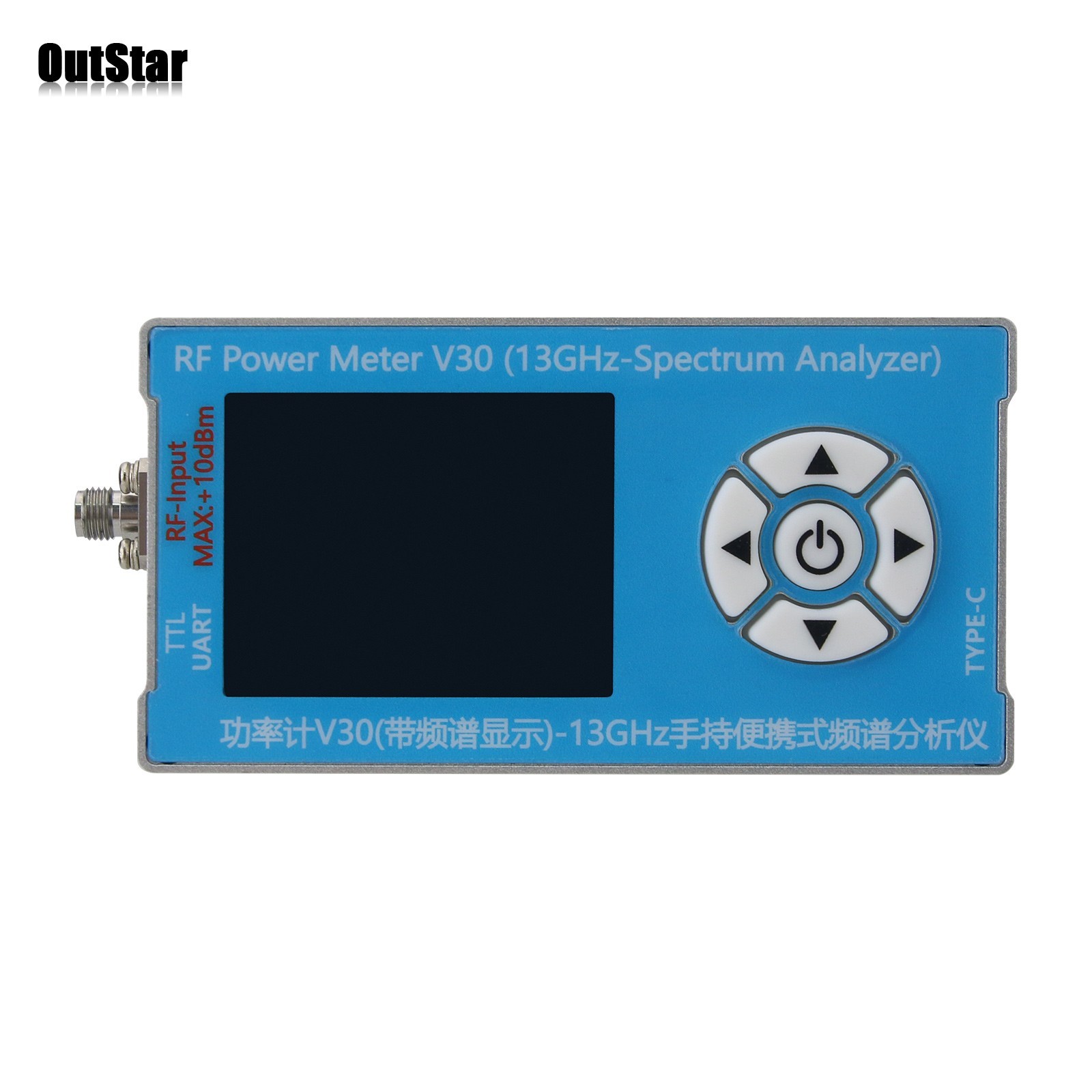 V30 5MHz-13GHz Spectrum Analyzer RF Power Meter USB Type-C Spectrum Display