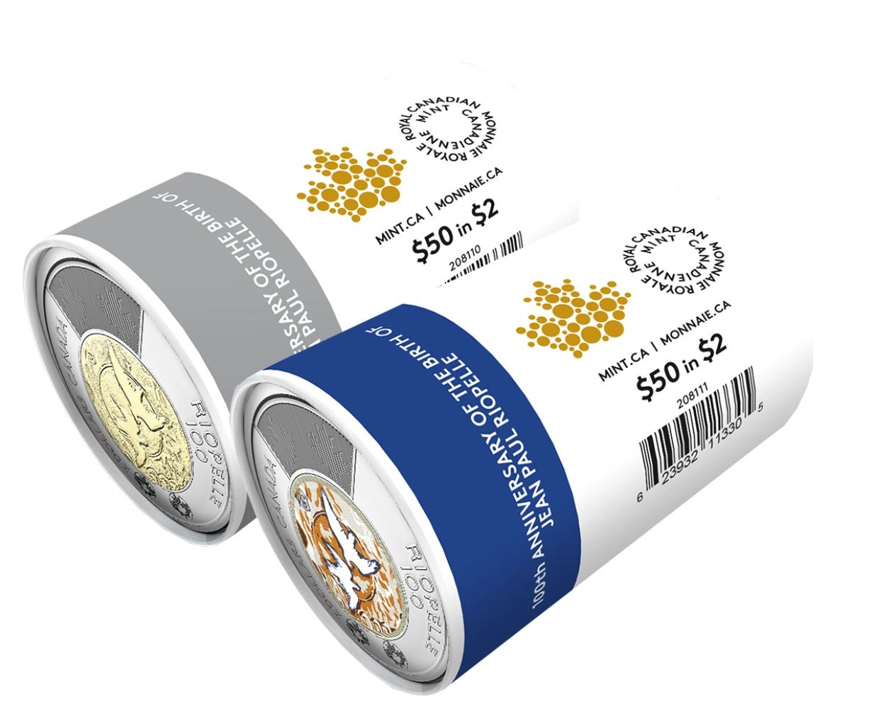 2023 Canadian $2 Special Coin Wraps, Jean Paul Riopelle BU & Colorized