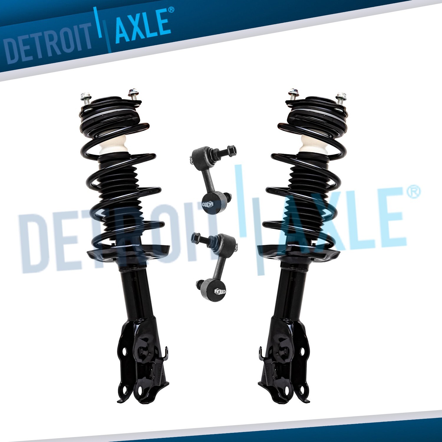 Front Struts w/ Coil Spring Assembly Sway Bars Kit for 2006 - 2011 Honda Civic