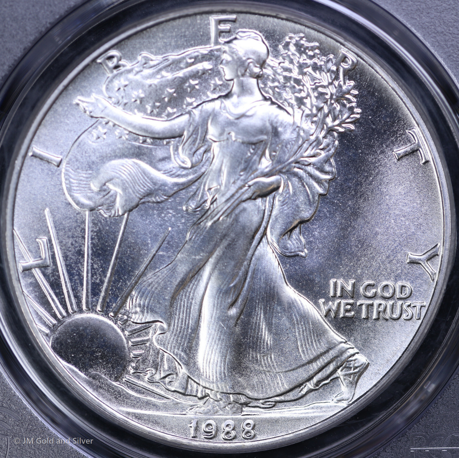 1988 American Silver Eagle $1 PCGS MS 69