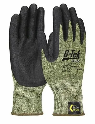 NEW PIP 09-K1600/XL Seamless knit Cut Level Nitrile Coated Gloves ANSI Cut A7