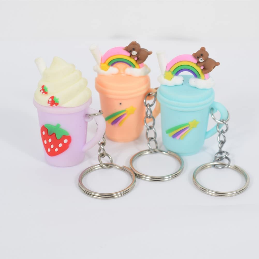REEMTOO 50PCS Bulk Keychains Set, Split Keychains Rings with Chain 1 inch, Ke