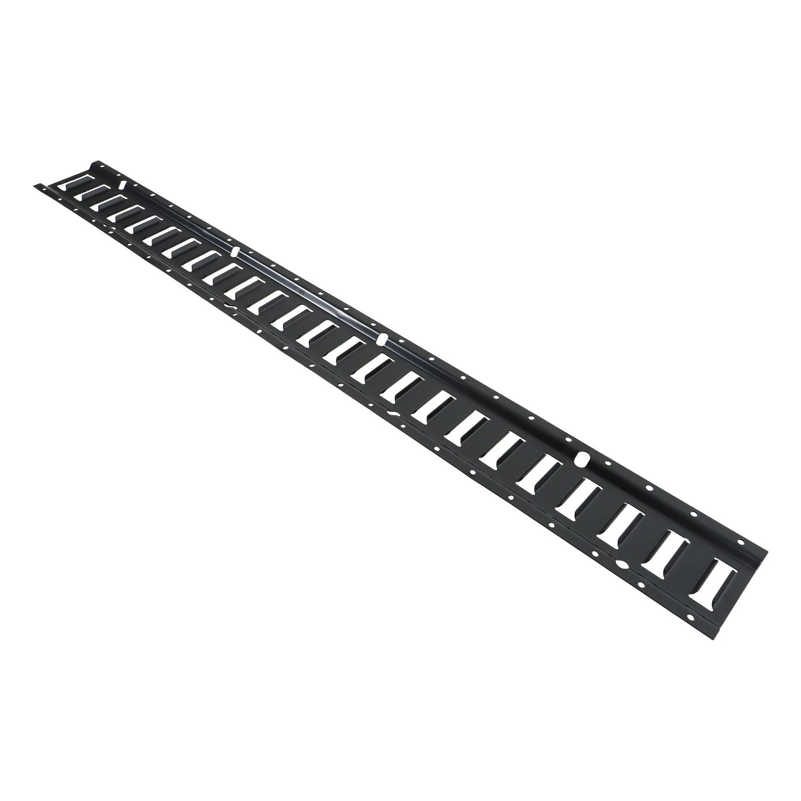 Universal 4' E-Track Tie Down System 24PC Kit Durable Carbon Steel Black