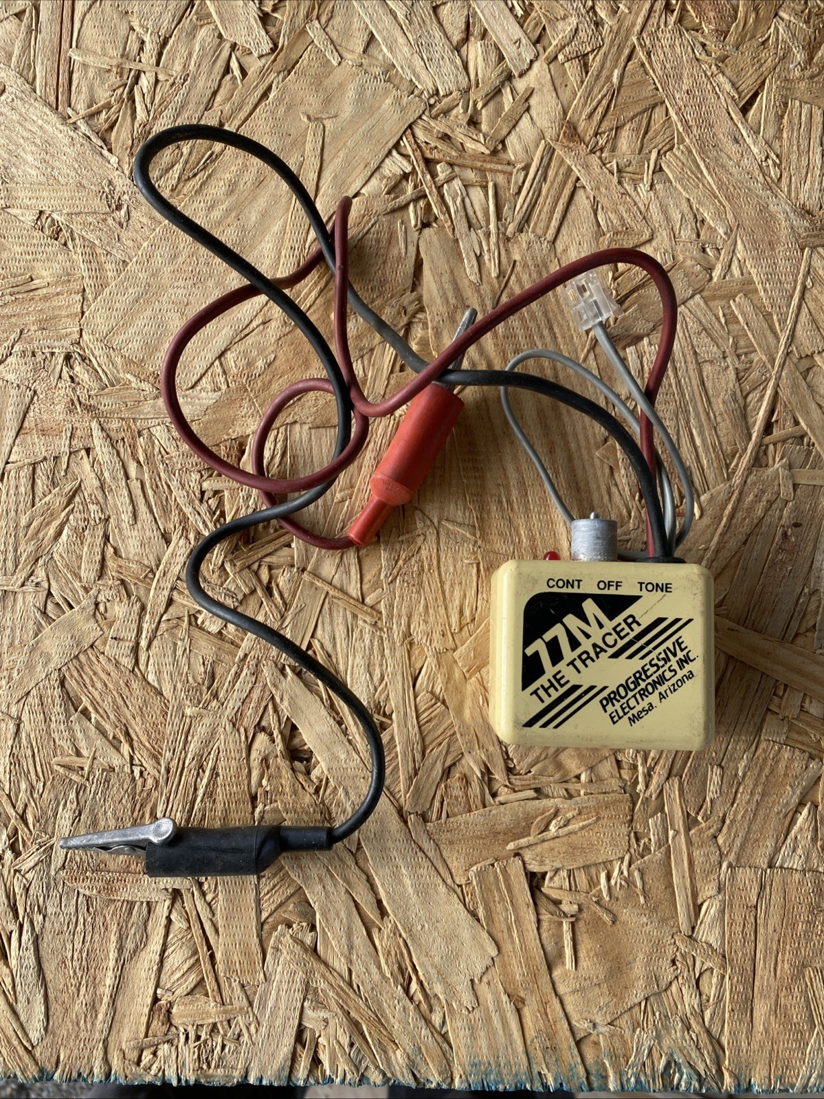 UNTESTED PROGRESSIVE ELECTRONICS NO.77M THE TRACER" With Cables