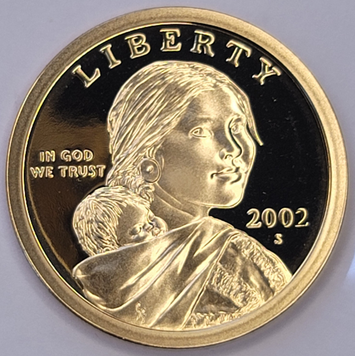 2002 S Gem Proof DCAM Native American Sacagawea Dollar