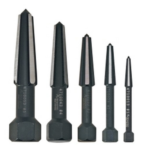 Knipex 9R4719003 Rennsteig 5-Piece Double Edge Screw Extractor Set