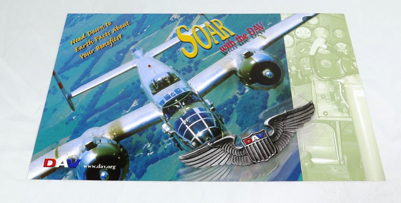 Disabled American Veteran (DAV) Benefits Flyer & Membership Application 2004
