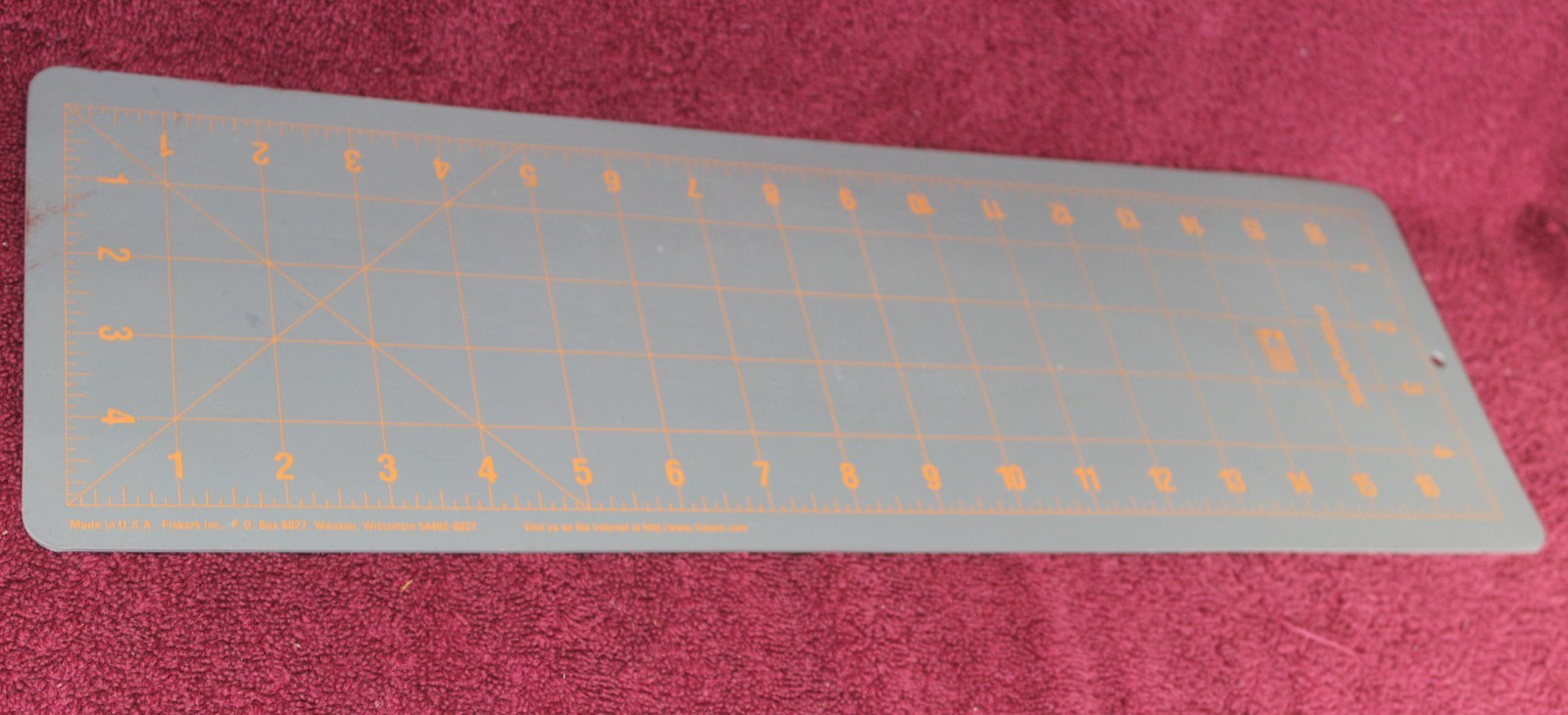 Fiskars Gray Cutting Mat 17x5